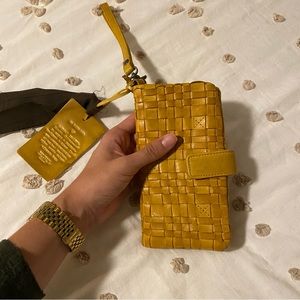 Vilenca Holland Anthropologie Leather Wrist Wallet